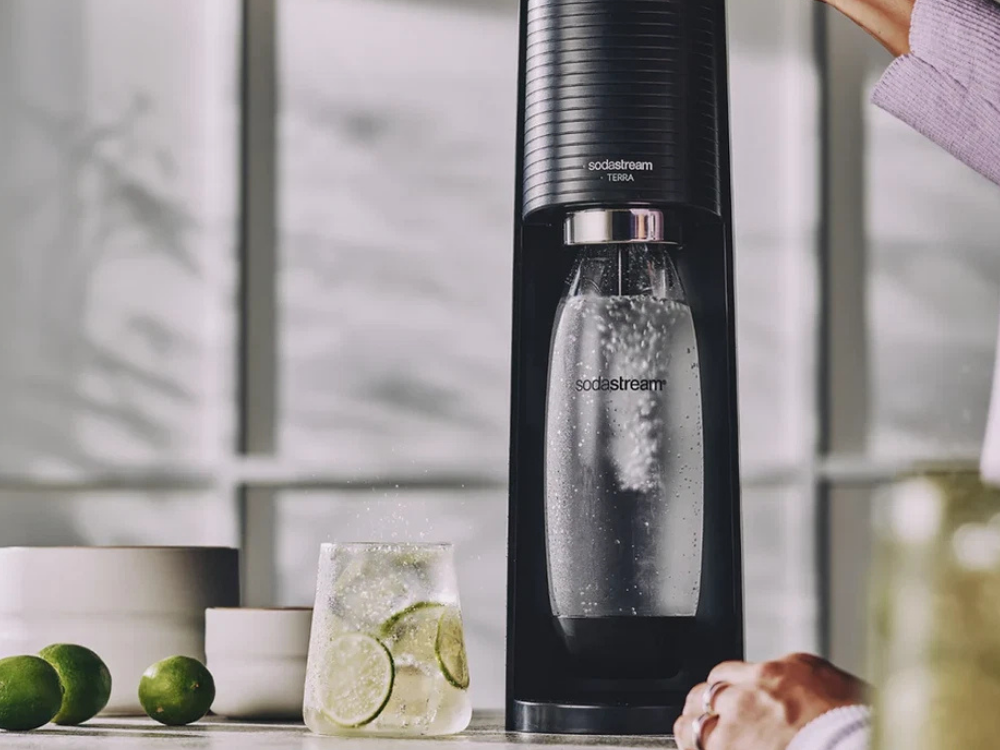 SodaStream Terra Megapack – Soda Maker + 2 x 1L Bottles