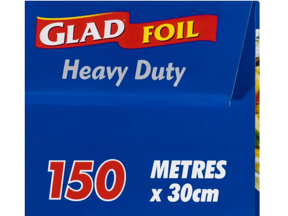 Glad Heavy Duty Foil Wrap 150m x 30cm – Multipurpose