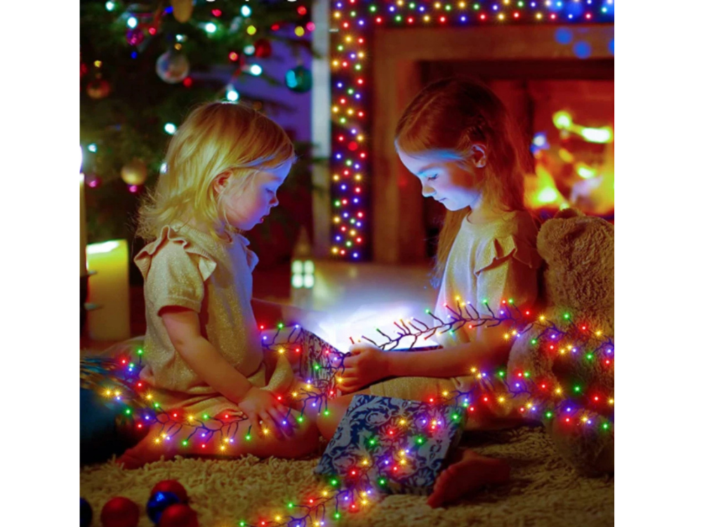 Lytworx 2 Pack 250 LED Multicolour Christmas Fairy Lights
