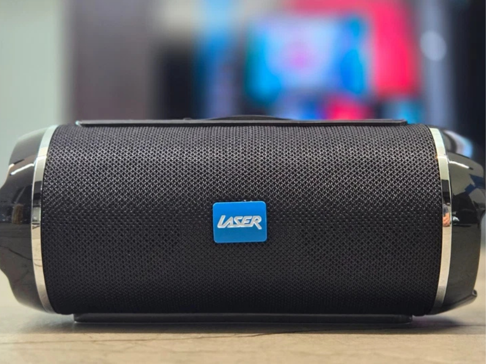 Laser Portable Bluetooth Pill Speaker – USB, AUX, FM Radio, Outdoor Audio