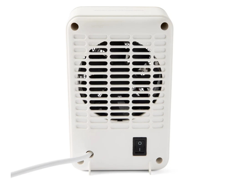 600W Mini Electric Desk Heater – Portable Small Room Heater, Purple