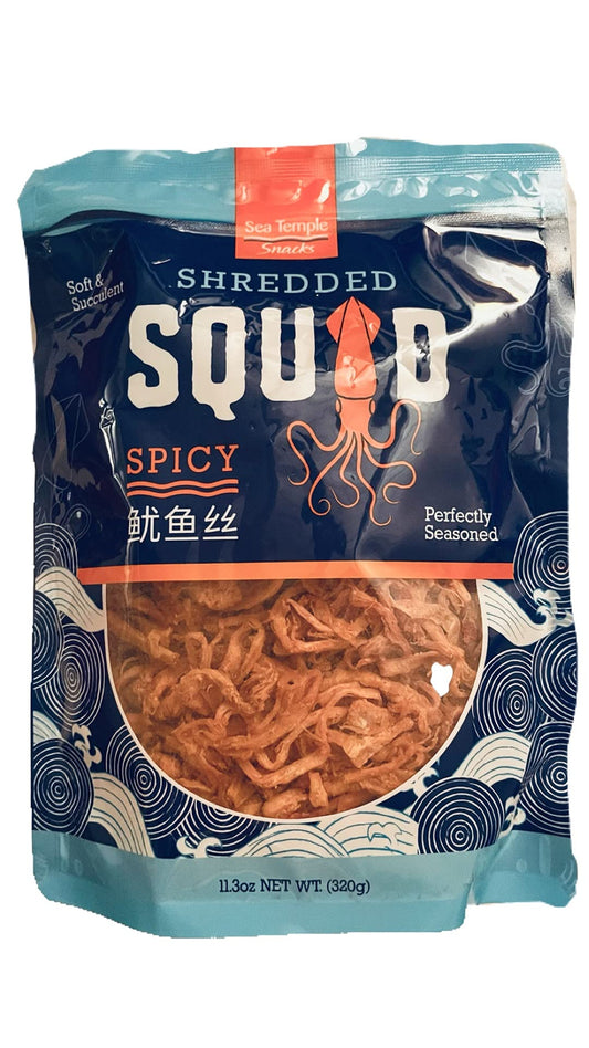 Sea Temple Spicy Shredded Squid 320g