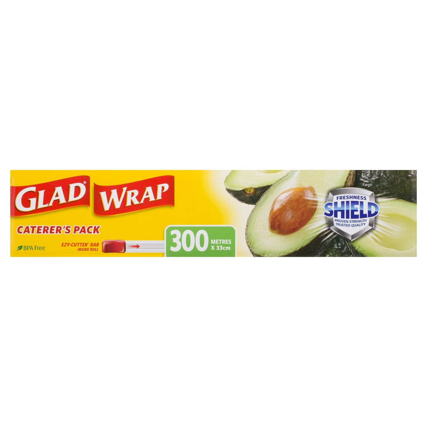 Glad Wrap, 300 Metre Clear Cling Wrap, BPA-Free, Microwave Ready, 300m x 33cm, 1 Count
