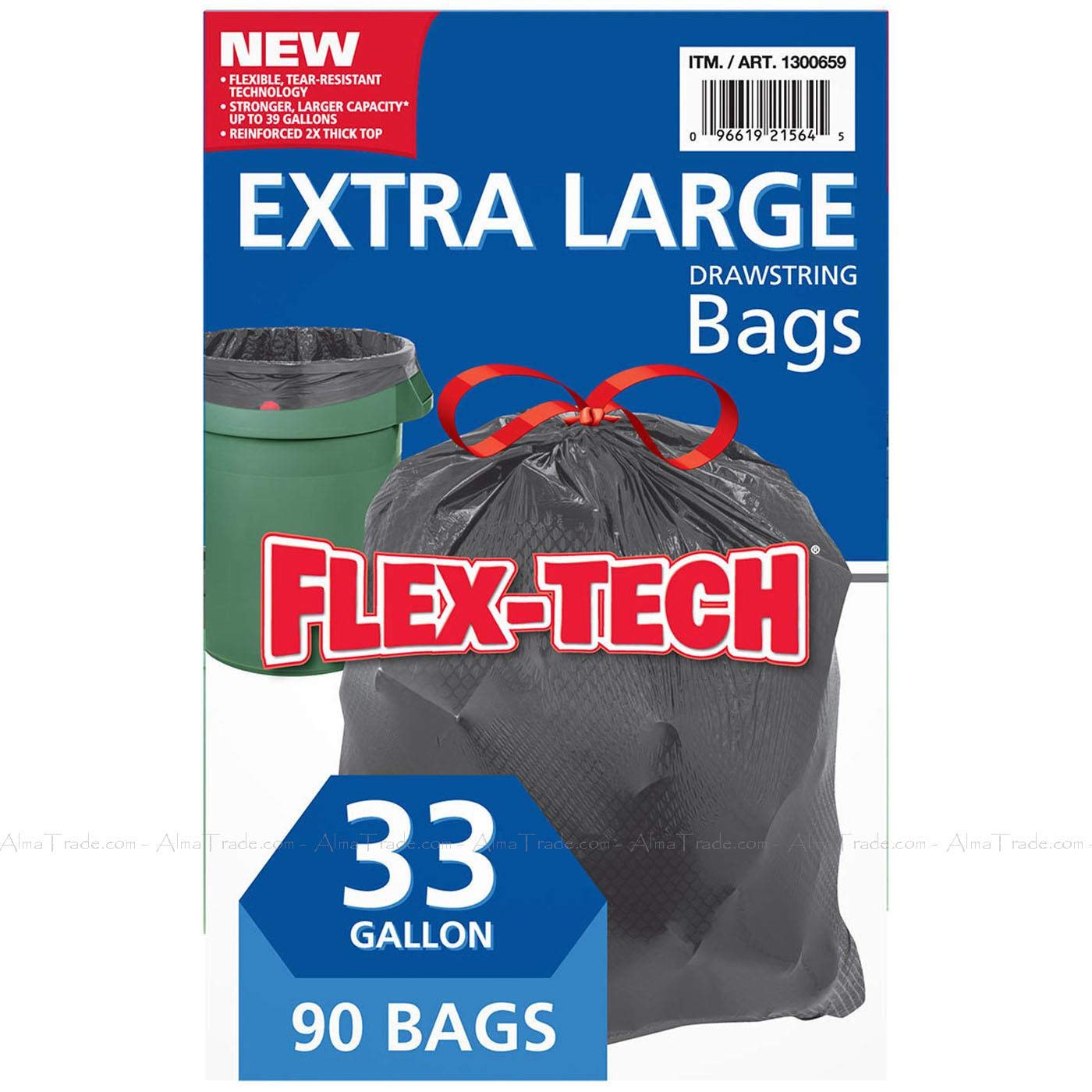 Kirkland Signature Flex-Tech 33-Gallon Trash Bag - 90 Count
