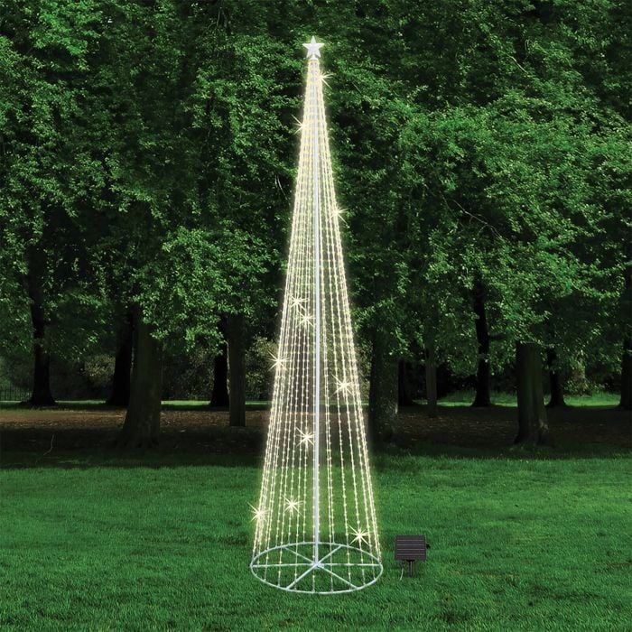 Lytworx 4.5m Warm White Solar Super Tall Cone Tree