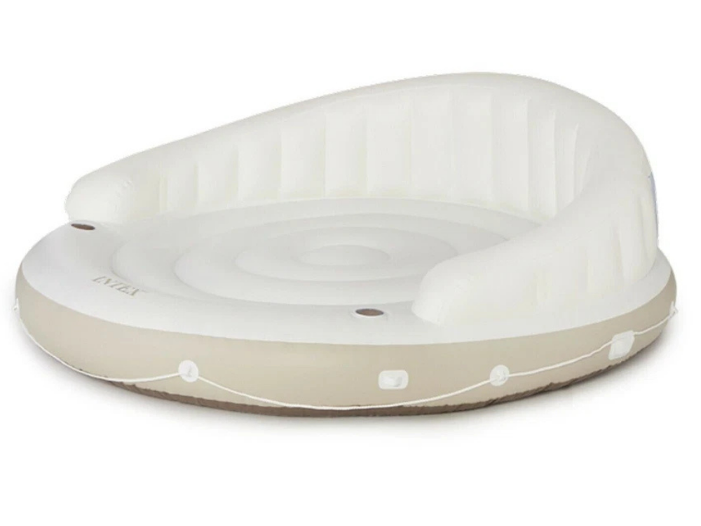 Intex Inflatable Canopy Island Lounge – Pool Float with Sun Shade 199x150cm