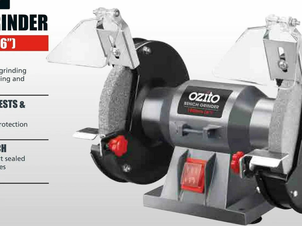 Ozito 150W 150mm Bench Grinder Power Tool