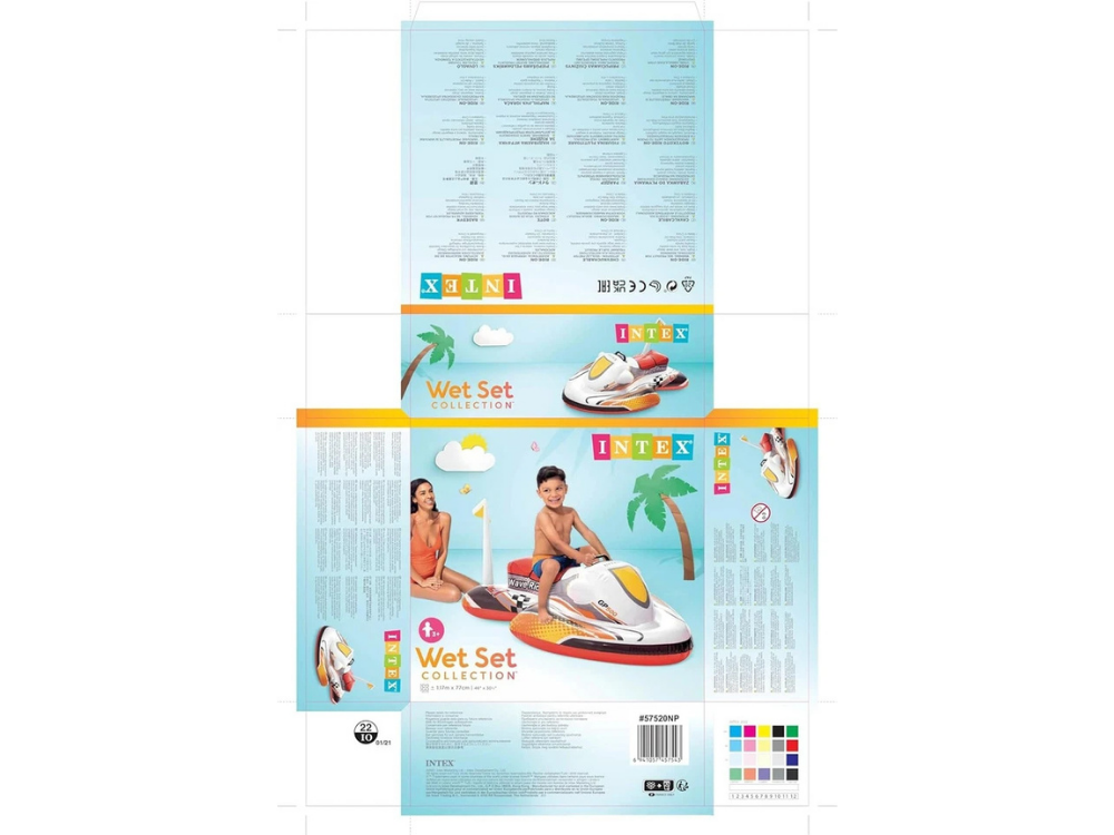 Intex Wave Rider Inflatable Jetski Pool Float – Kids