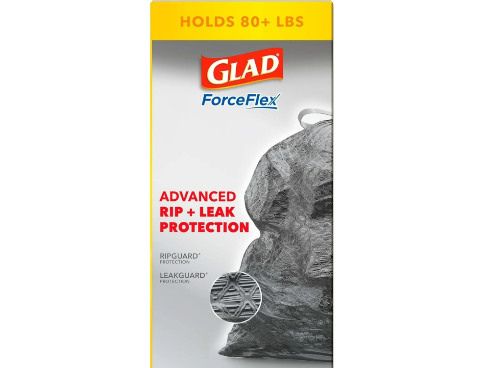 Glad ForceFlex Large Heavy Duty Trash Bags – Pack of 25