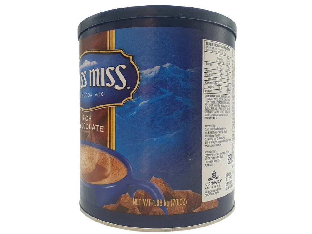 Swiss Miss Hot Cocoa Mix 1.98kg – Rich Chocolate, Made in USA