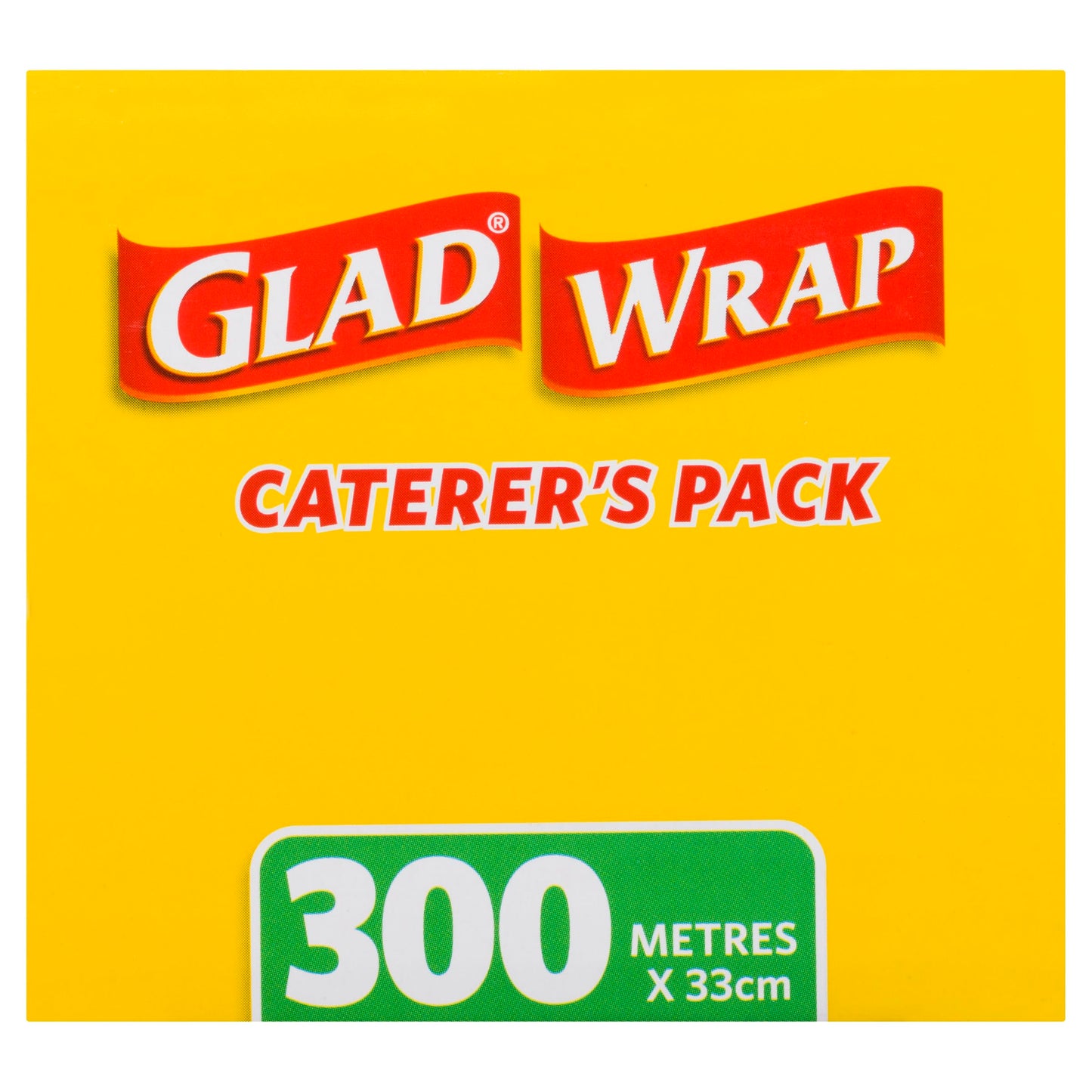 Glad Wrap, 300 Metre Clear Cling Wrap, BPA-Free, Microwave Ready, 300m x 33cm, 1 Count