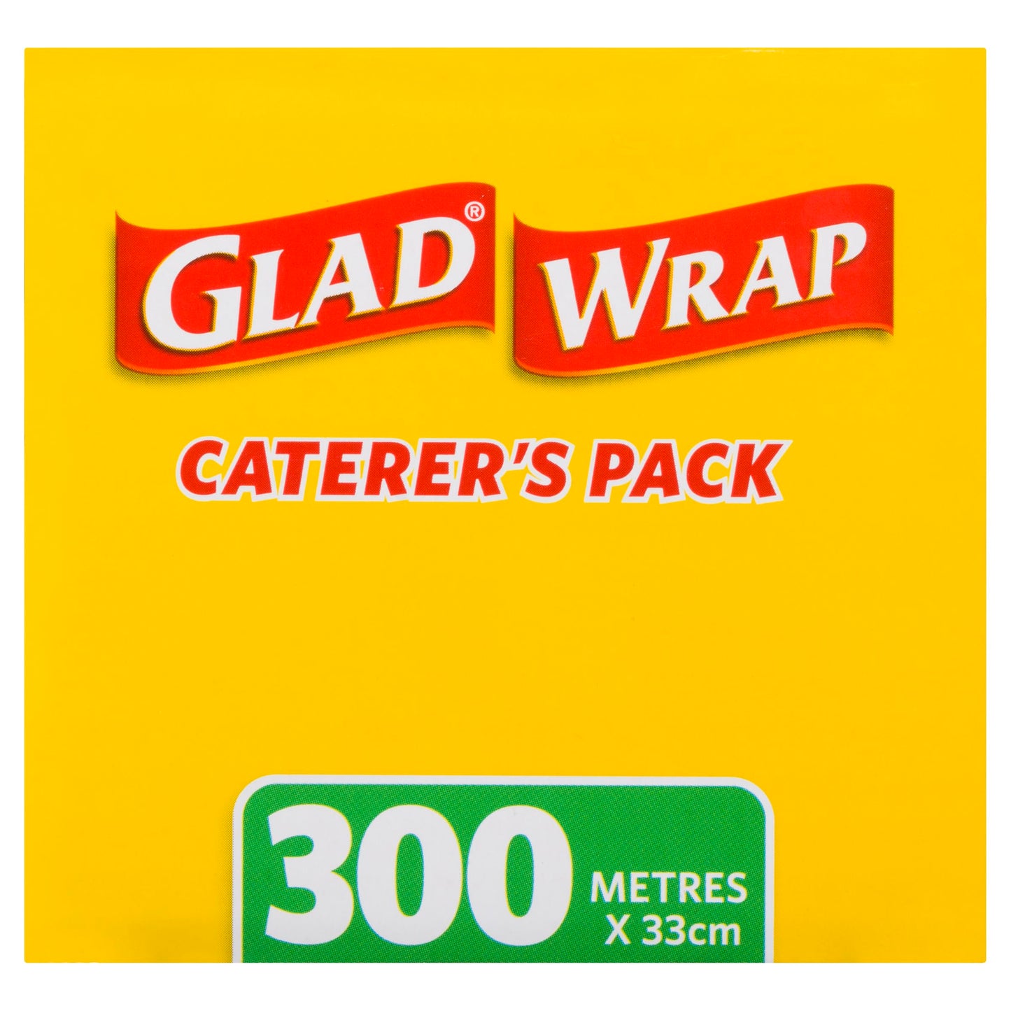 Glad Wrap, 300 Metre Clear Cling Wrap, BPA-Free, Microwave Ready, 300m x 33cm, 1 Count