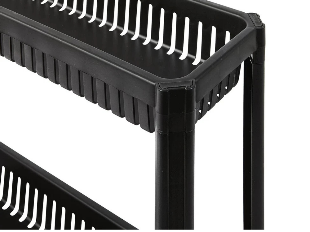 3-Tier Slim Trolley on Wheels – Kitchen, Bathroom & Laundry Storage Cart