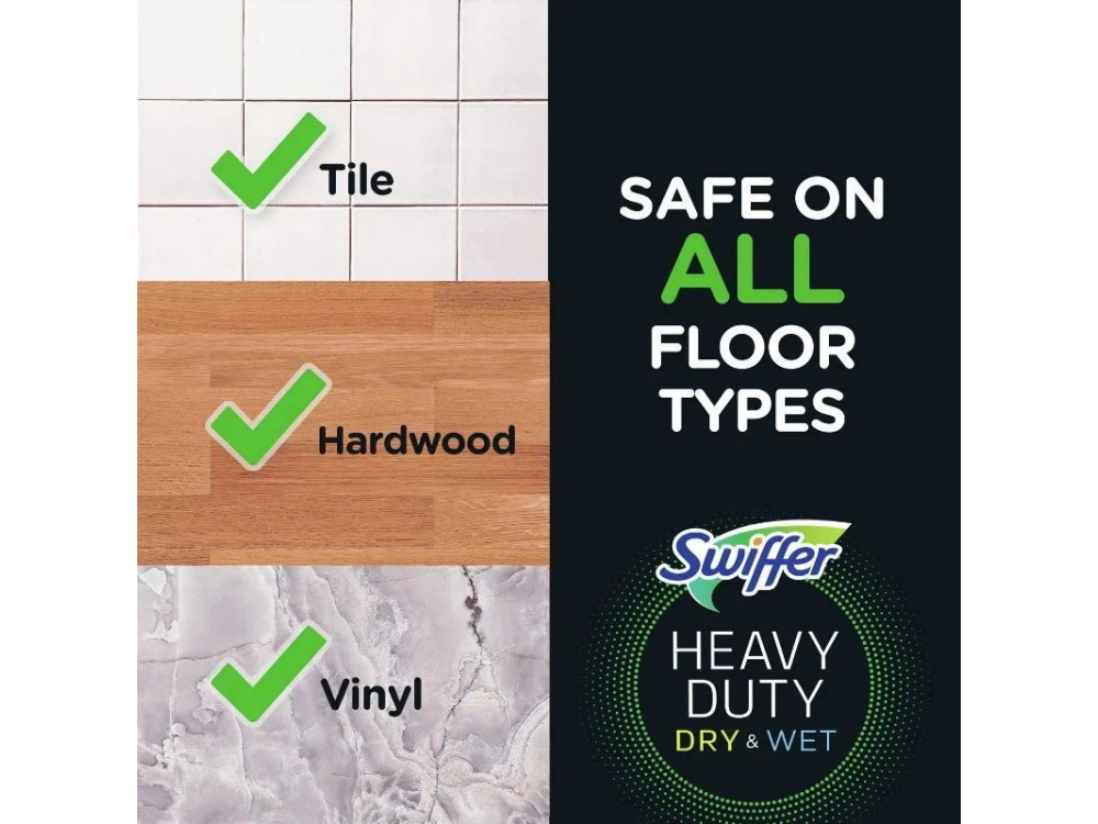 Swiffer Sweeper Heavy Duty Dry Cloths Unscented 50ct