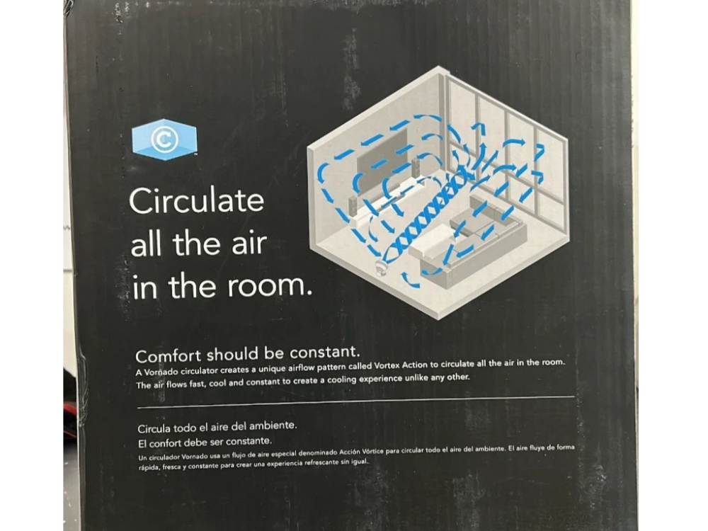 Vornado 660 Whole Room Air Circulator Fan – Gloss White