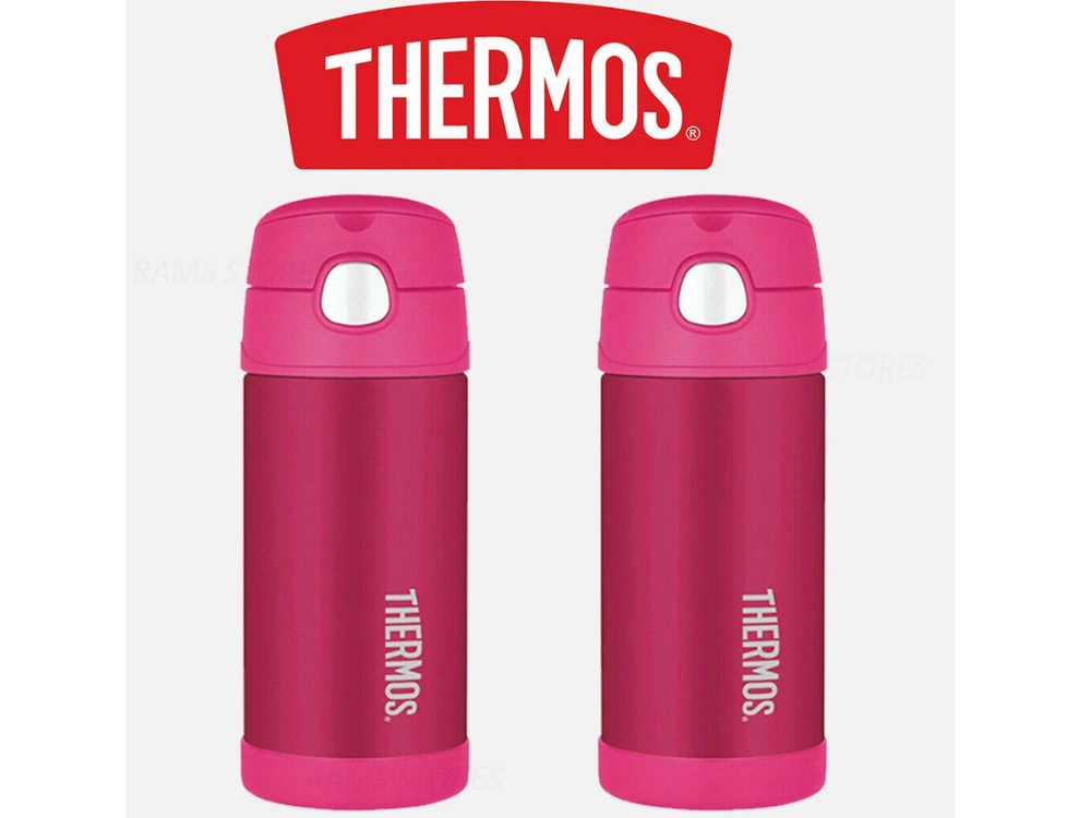 NEW Thermos Kids Funtainer Vacuum Flask with Straw – Toddler Drink Bottle