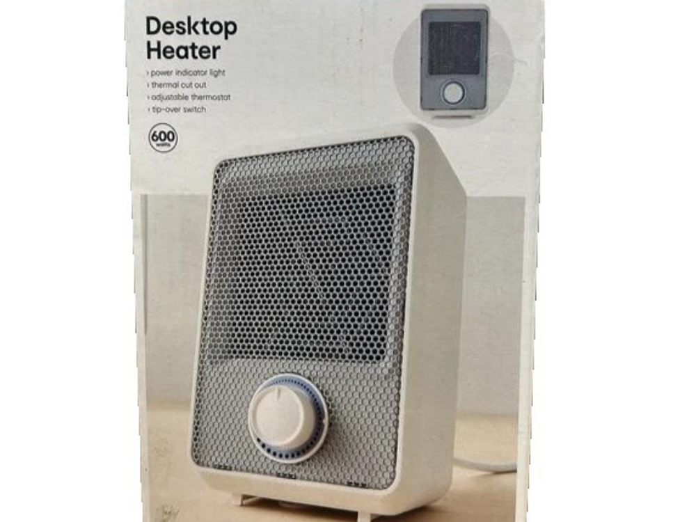 Portable 600W Desk Heater – Small Room Warmer