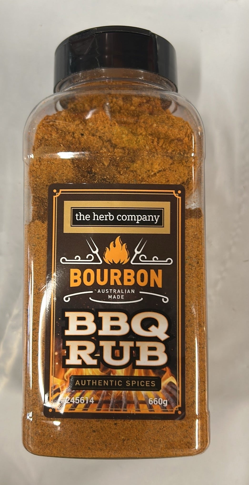 The Herb Company Bourbon BBQ Rub Seasoning 660g