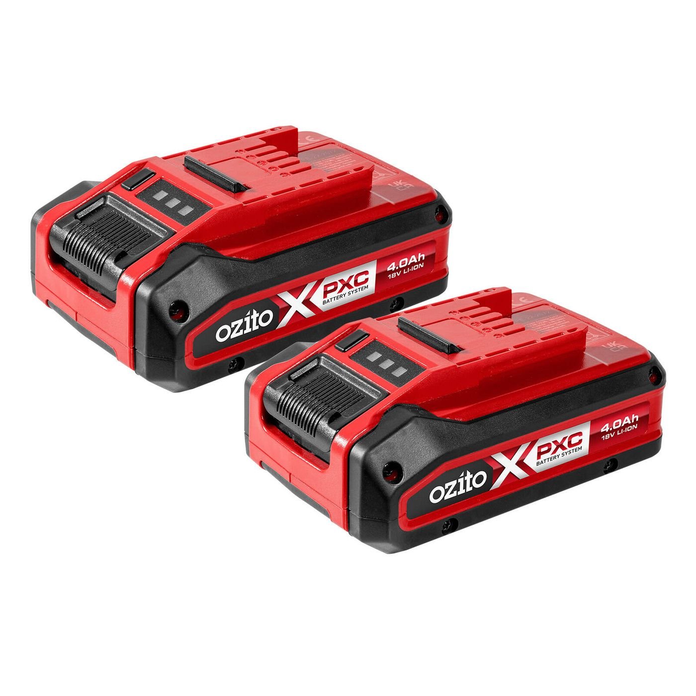Ozito PXC 18V 4.0Ah Compact Battery PPBP-240 - Twin Pack