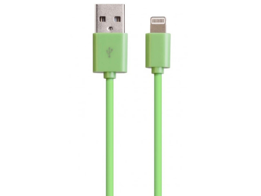 Laser 2M USB-A Charging Cable for iPhone, iPad, AirPods – Green