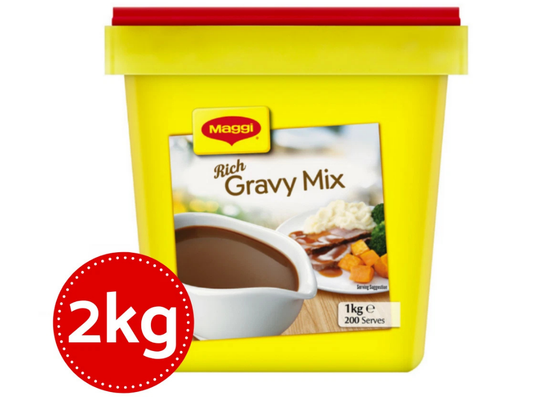 Maggi Rich Gravy Mix Classic – 2kg (2x1kg), Long Expiry