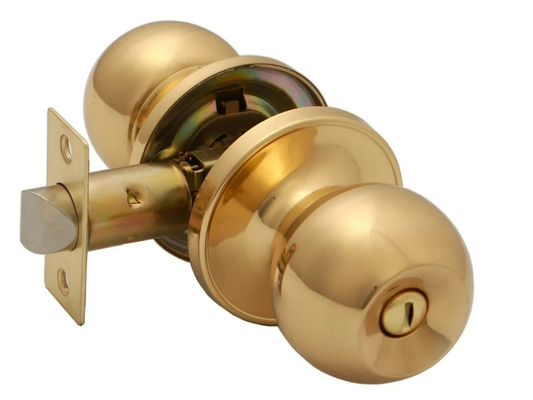 Ikonic Ruby Privacy Door Knob – Polished Brass
