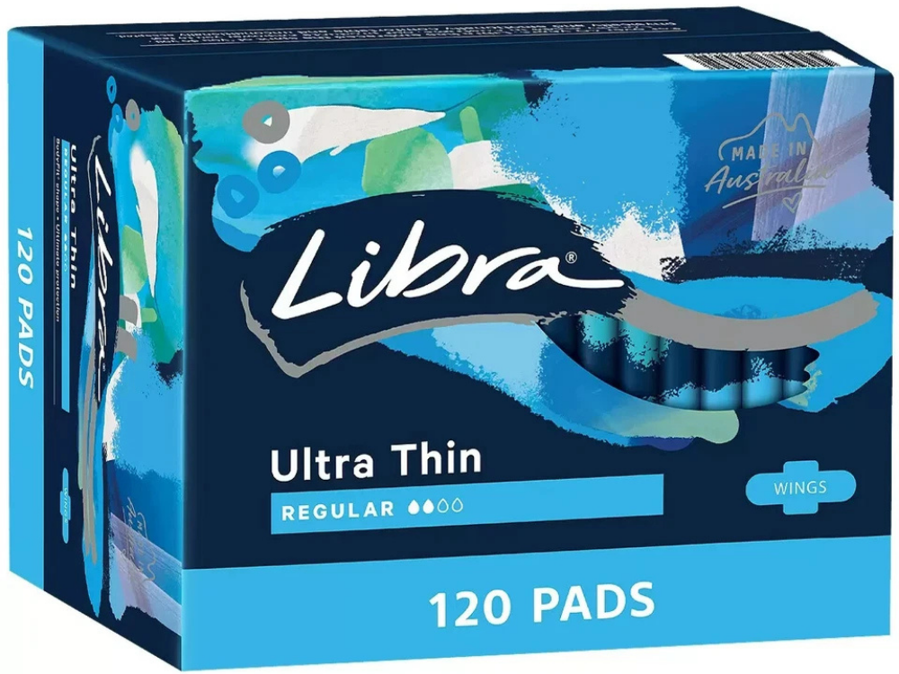 Libra Disposable Pads with Wings – 120 Regular Pads