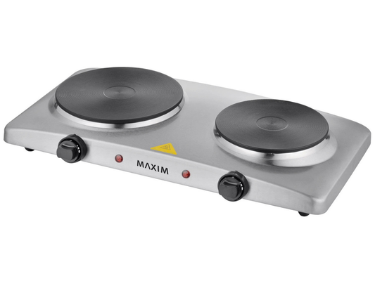 Maxim Twin Cooktop – Portable Electric Stove with 2 Plates