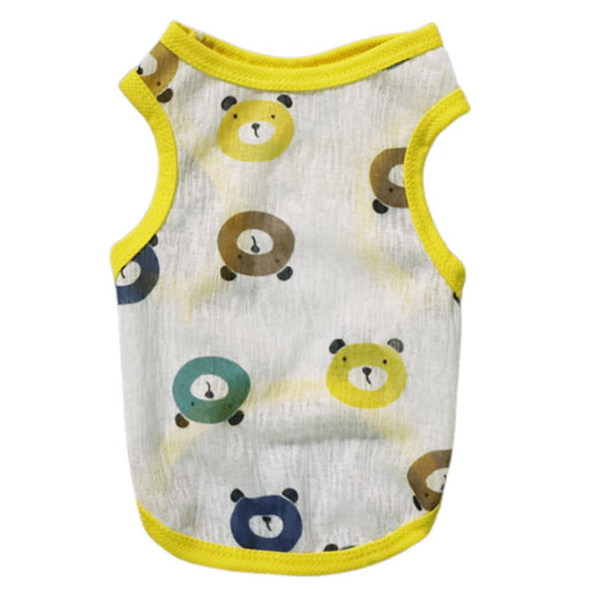 Pet Vest Polyester Summer Dog Cat Clothing Little Bear M