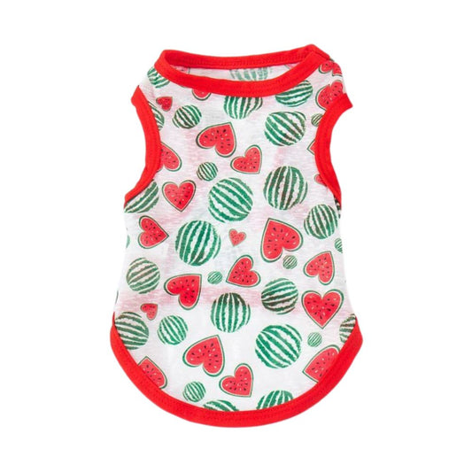 Pet Vest Polyester Summer Dog Cat Clothing Avocado Green