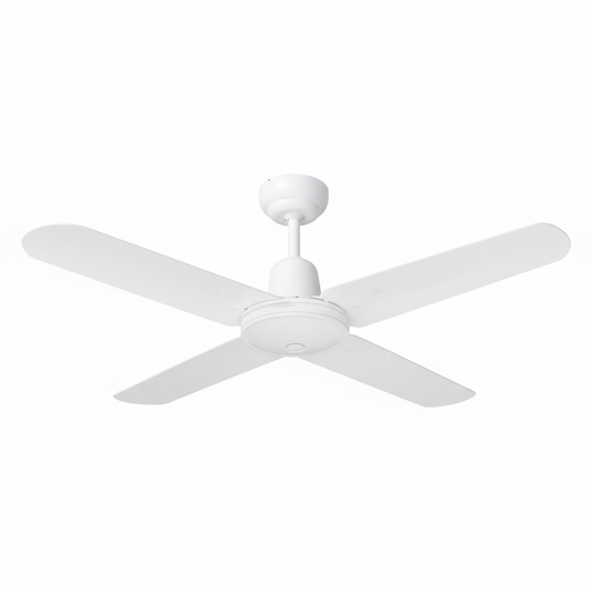 HPM 1220mm 48" Ceiling Fan 4 Blades Aluminum  60W AC Motor White