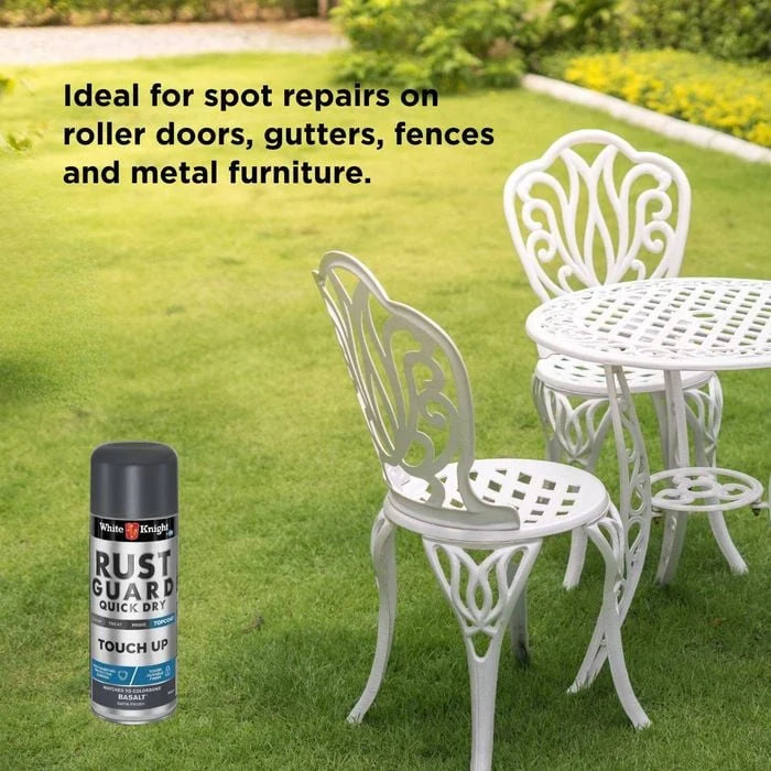 White Knight Rust Guard 300g Basalt Touch Up Spray Paint Satin Finsih