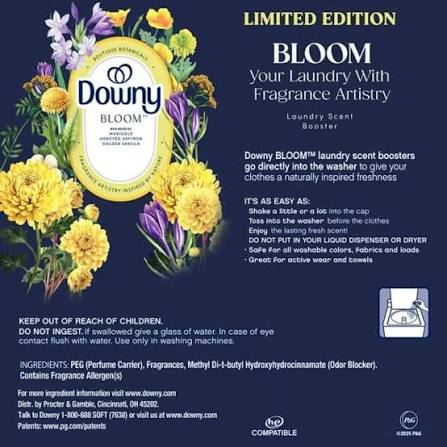 Downy Bloom Laundry Scent Booster 745g
