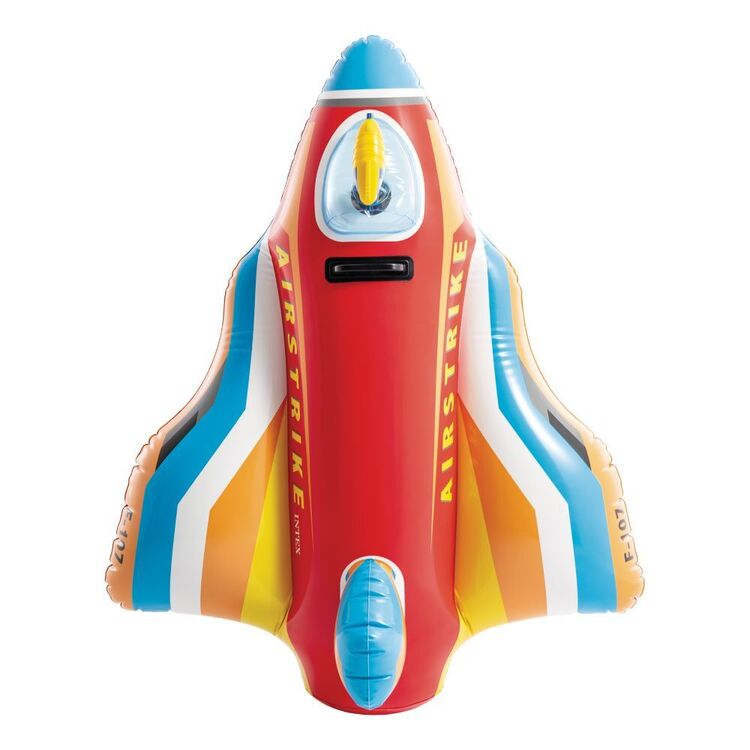 Intex Jet Fighter Ride-On Pool Float Inflatable Water Gun Plane 117cm