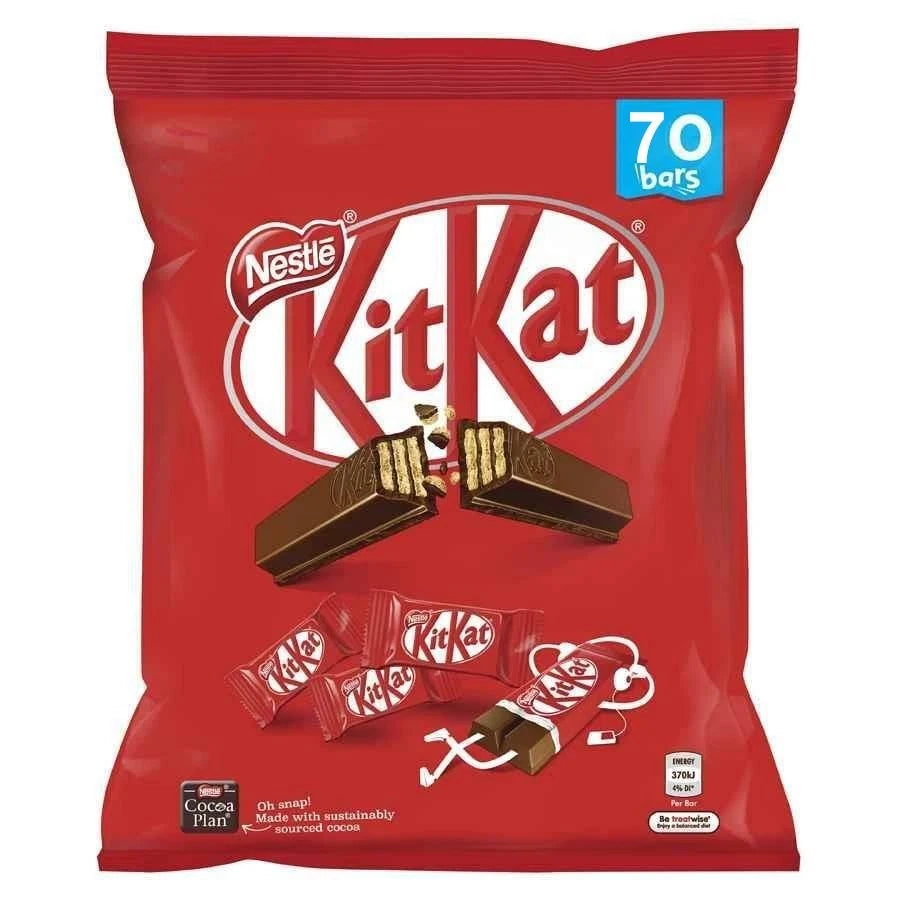 Nestle Kit Kat 980g Bag 70 x 14g Chocolate Bar